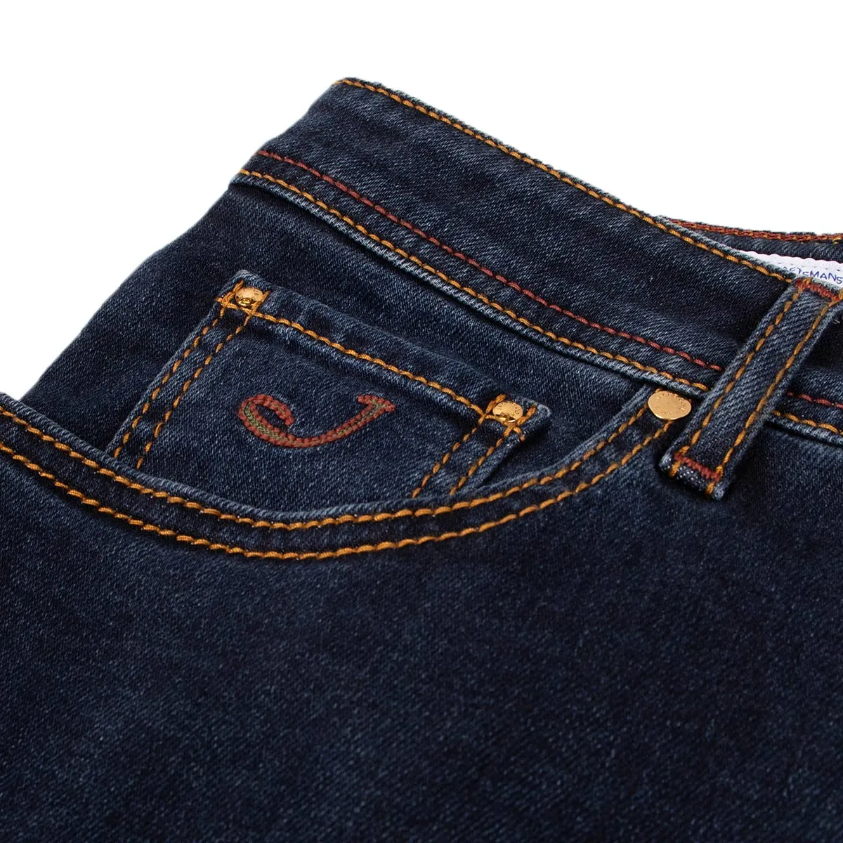 Dark Mid Wash 'Eduard' Regular Fit Jeans