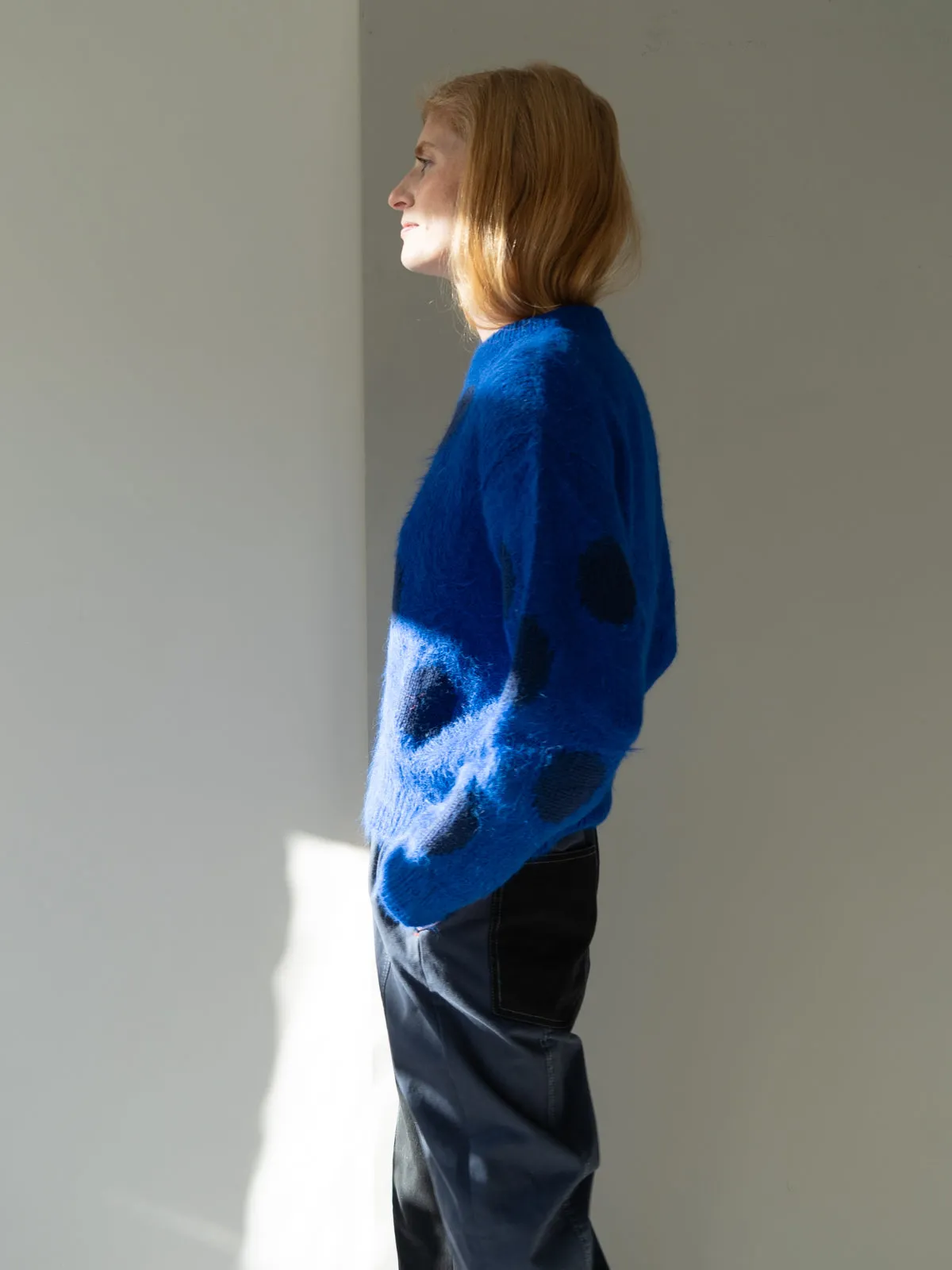 Degen Dots Sweater ~ Cerulean