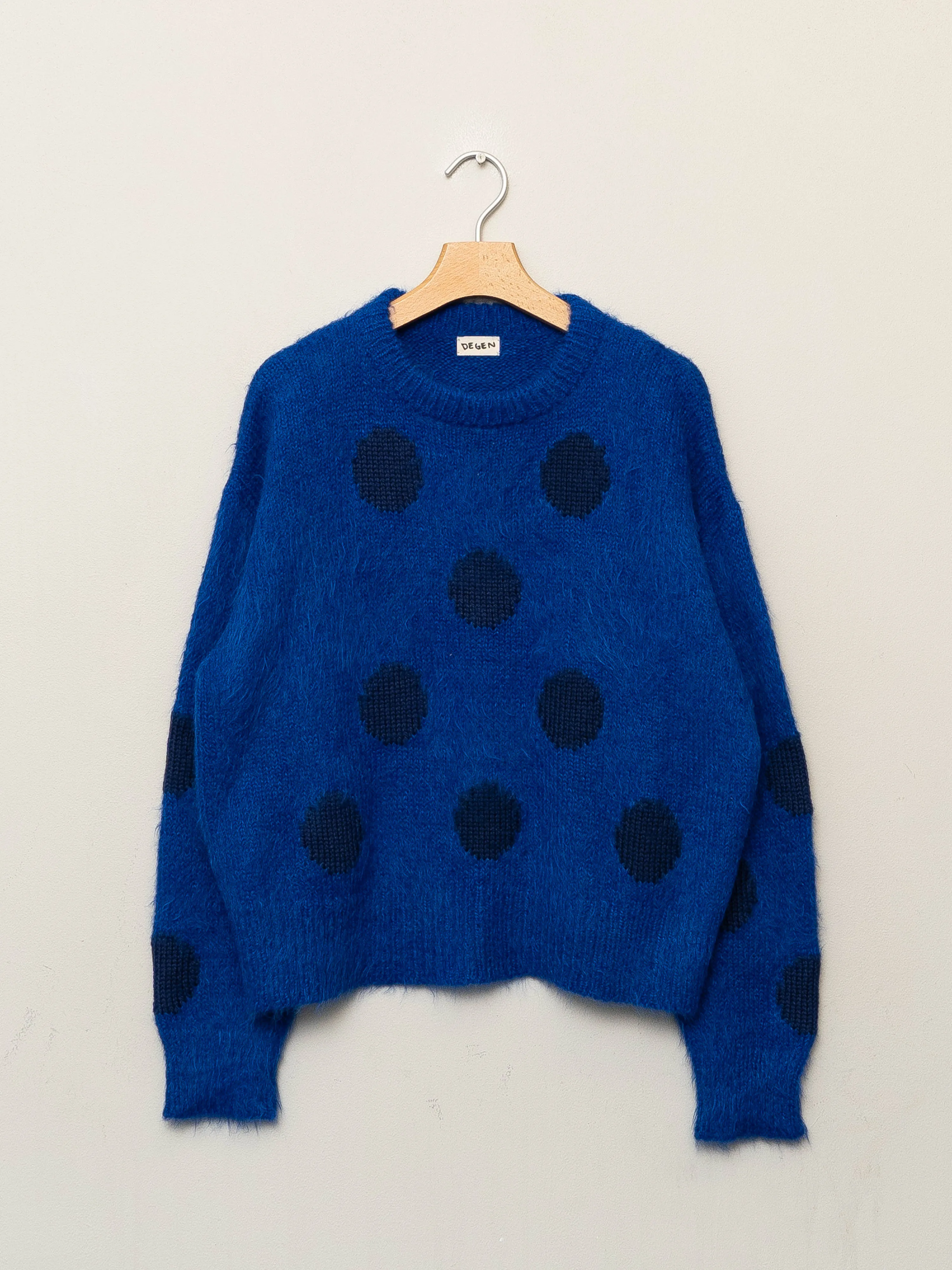 Degen Dots Sweater ~ Cerulean