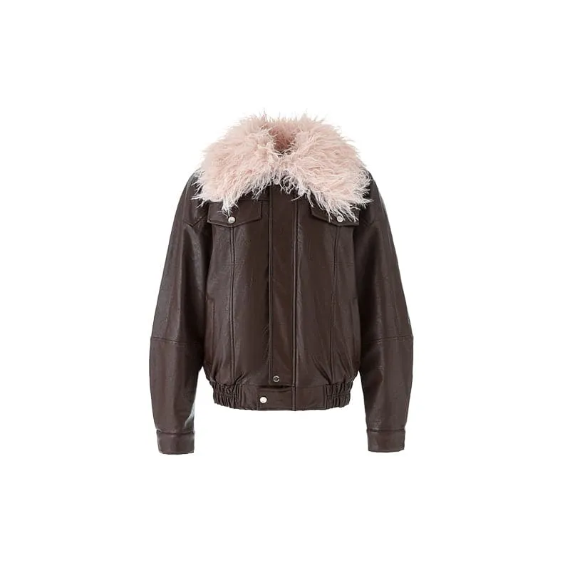 Detachable Fur Collar Windproof And Warm Cotton-Padded Jacket