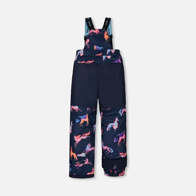 Deux Par Deux Two-Piece Snowsuit - Printed Unicorns