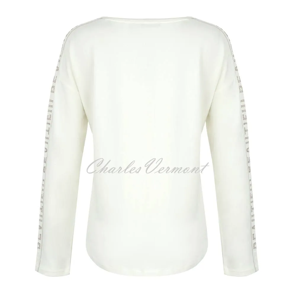 Dolcezza 'Beautiful' Sweater Top - Style 72150 (Off-White)