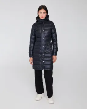 DOROTHY LONG HOODED | Lightweight Down Jacket