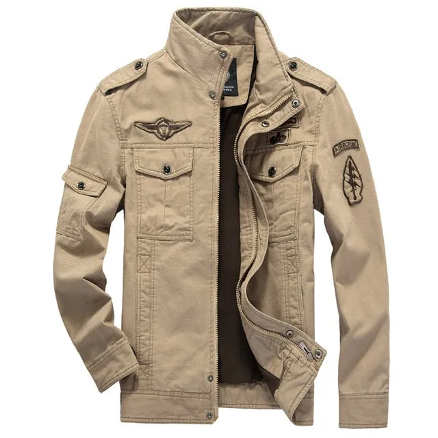 Durable Men's Military Salute Style Jacket