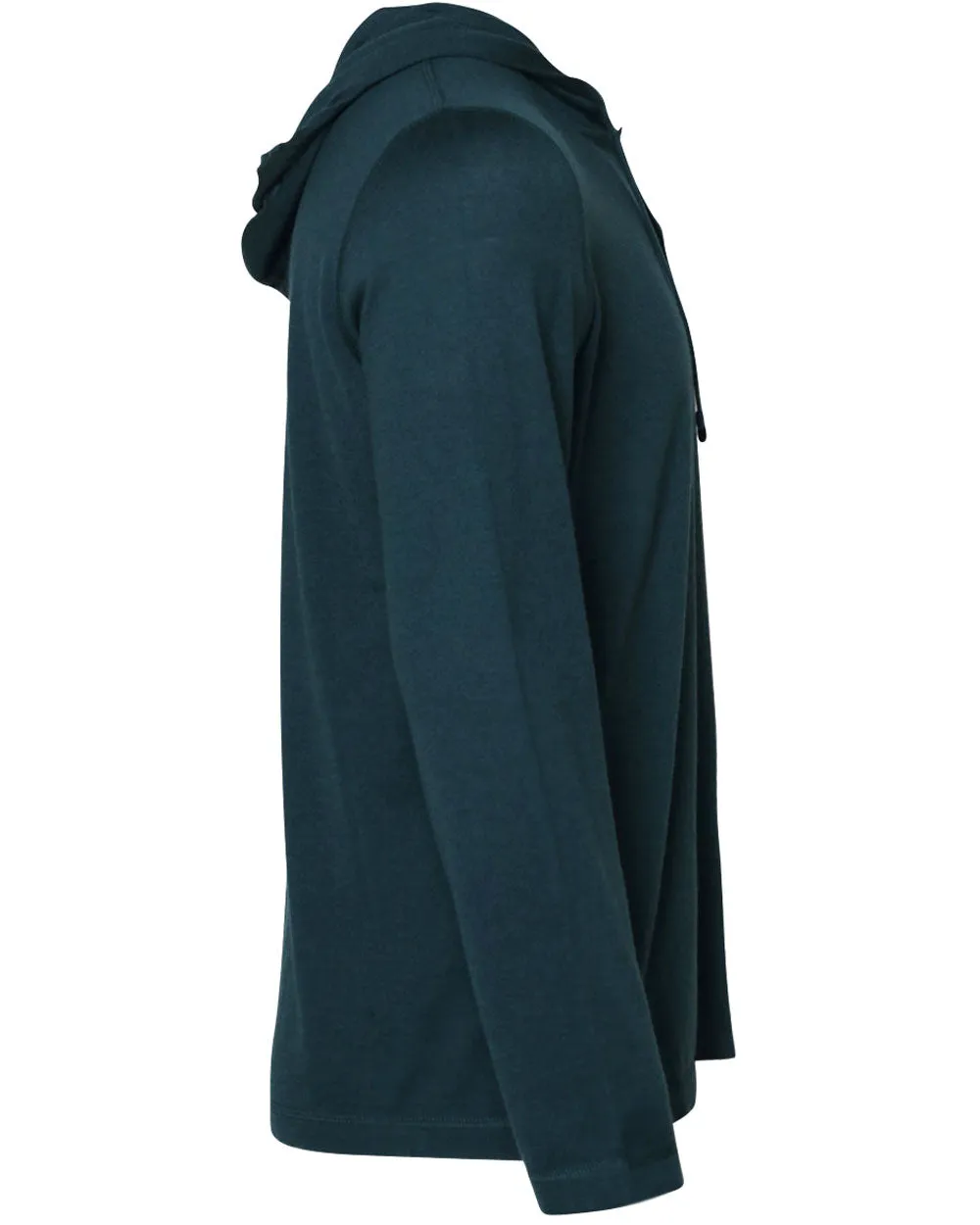 Emerald Silk Three Button Hoodie