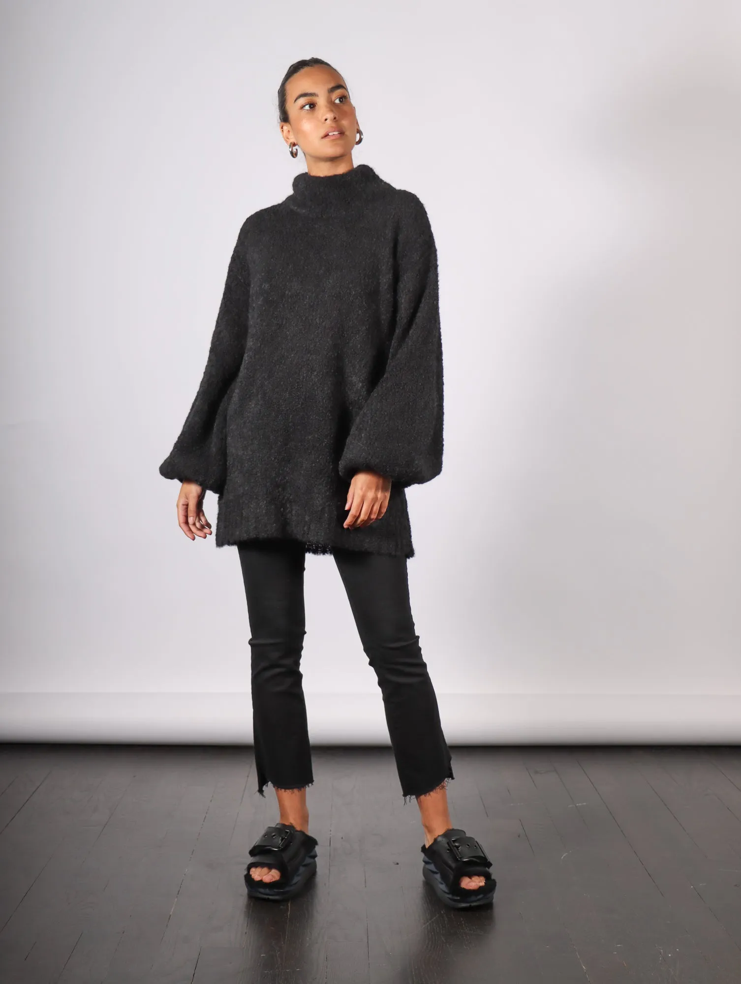 Emin Sweater in Black by Rodebjer