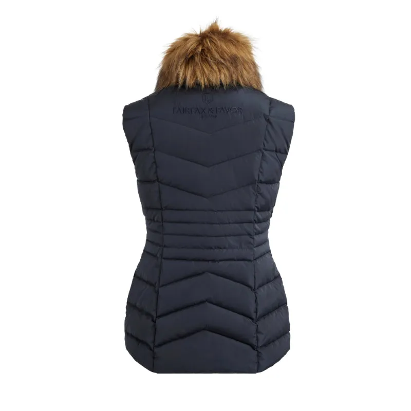 Fairfax & Favor Pippa Padded Ladies Gilet - Navy