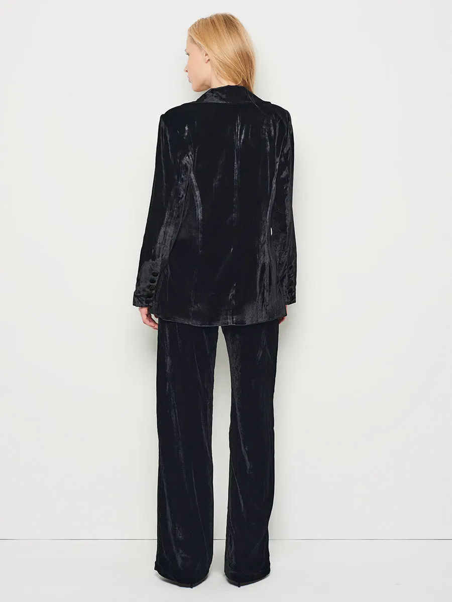 FIONA VELVET STRAIGHT LEG TROUSER