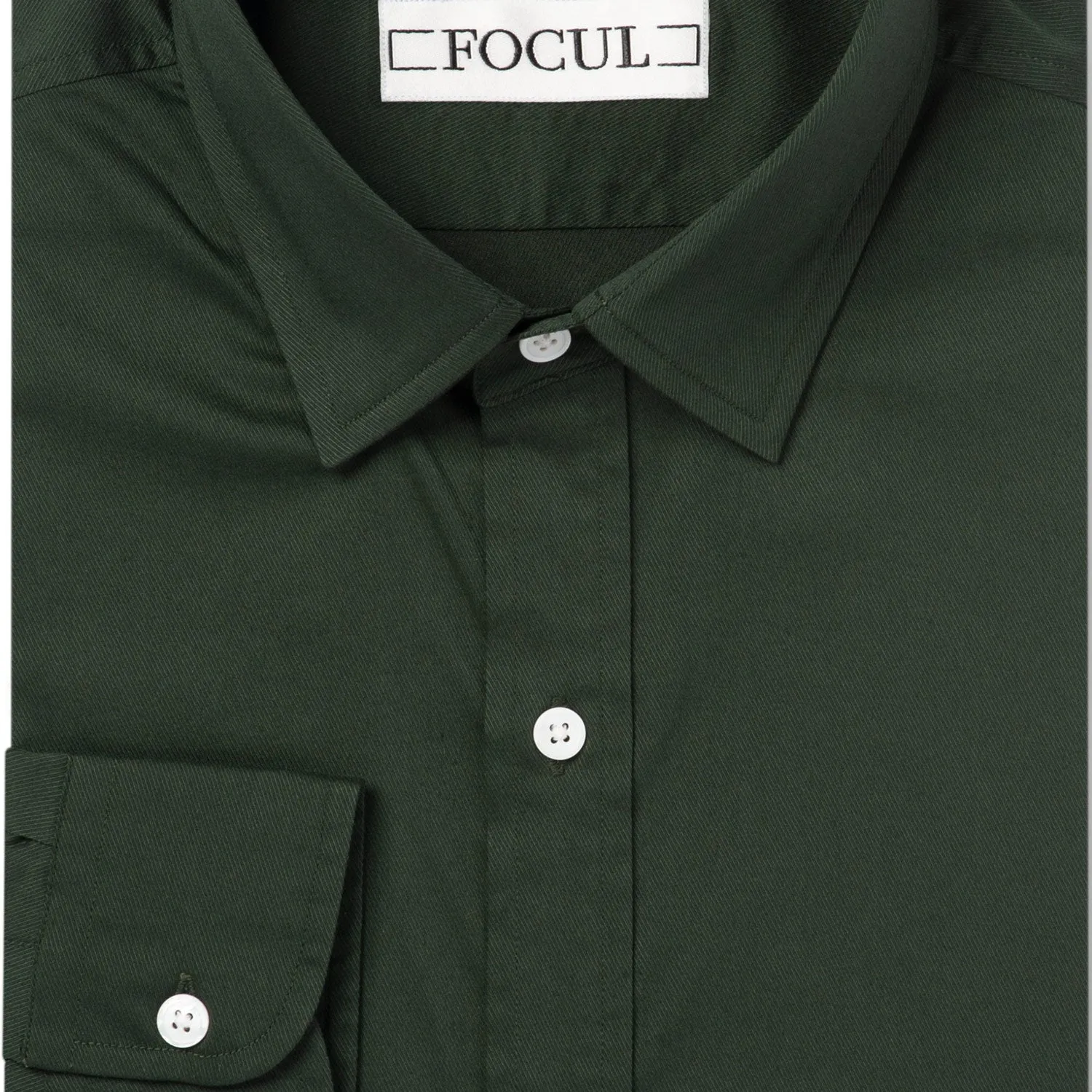 Focul - Evergreen Dot Shirt With Button Detail