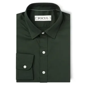 Focul - Evergreen Dot Shirt With Button Detail