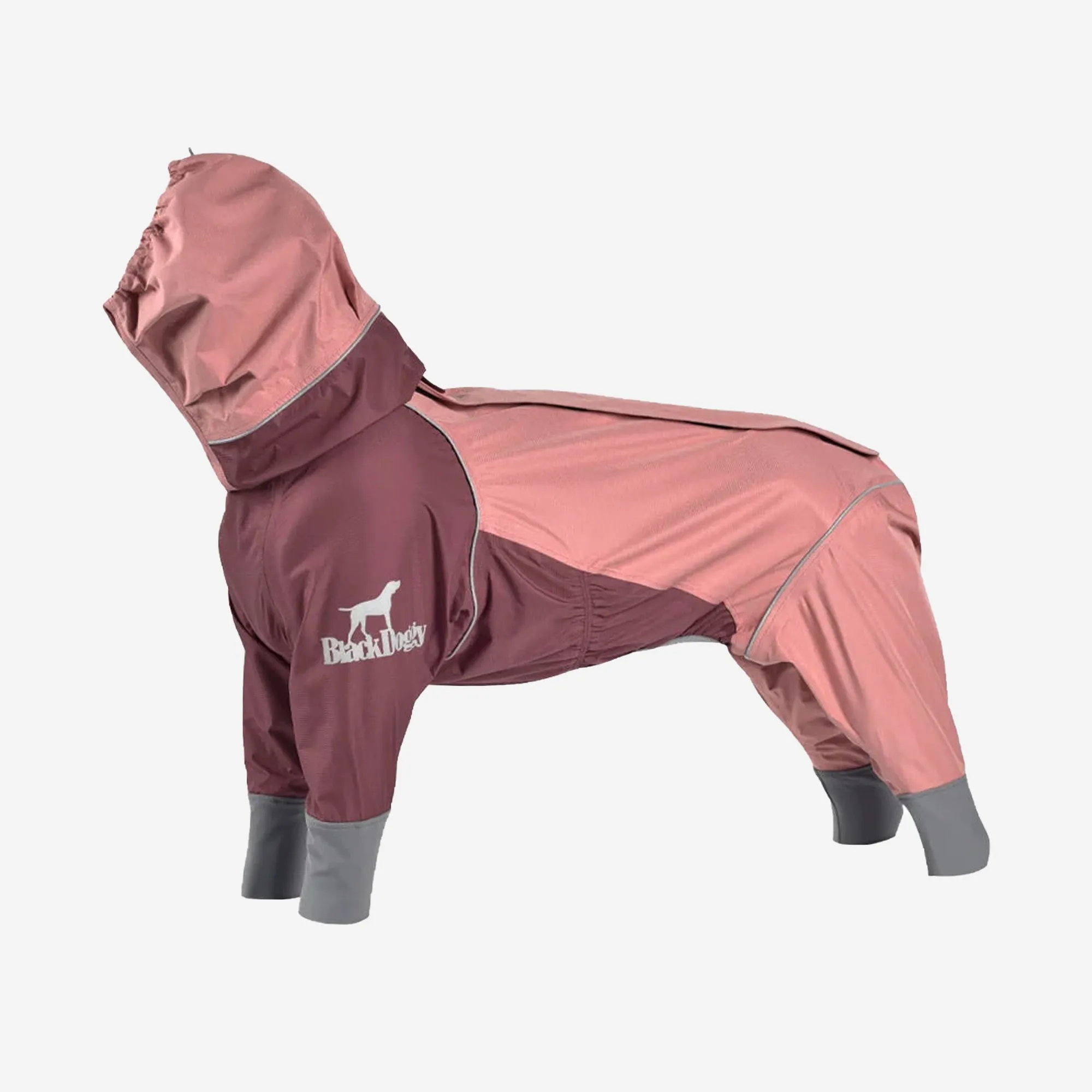 Four Leg Covered Dog Raincoat - Pink