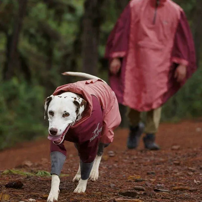 Four Leg Covered Dog Raincoat - Pink