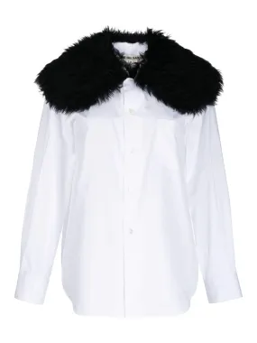 Fur Collar Shirt