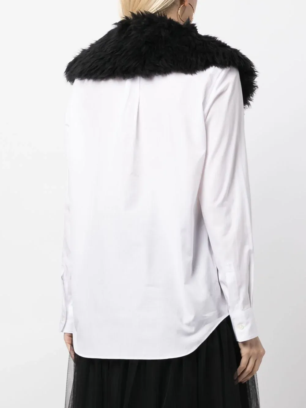 Fur Collar Shirt