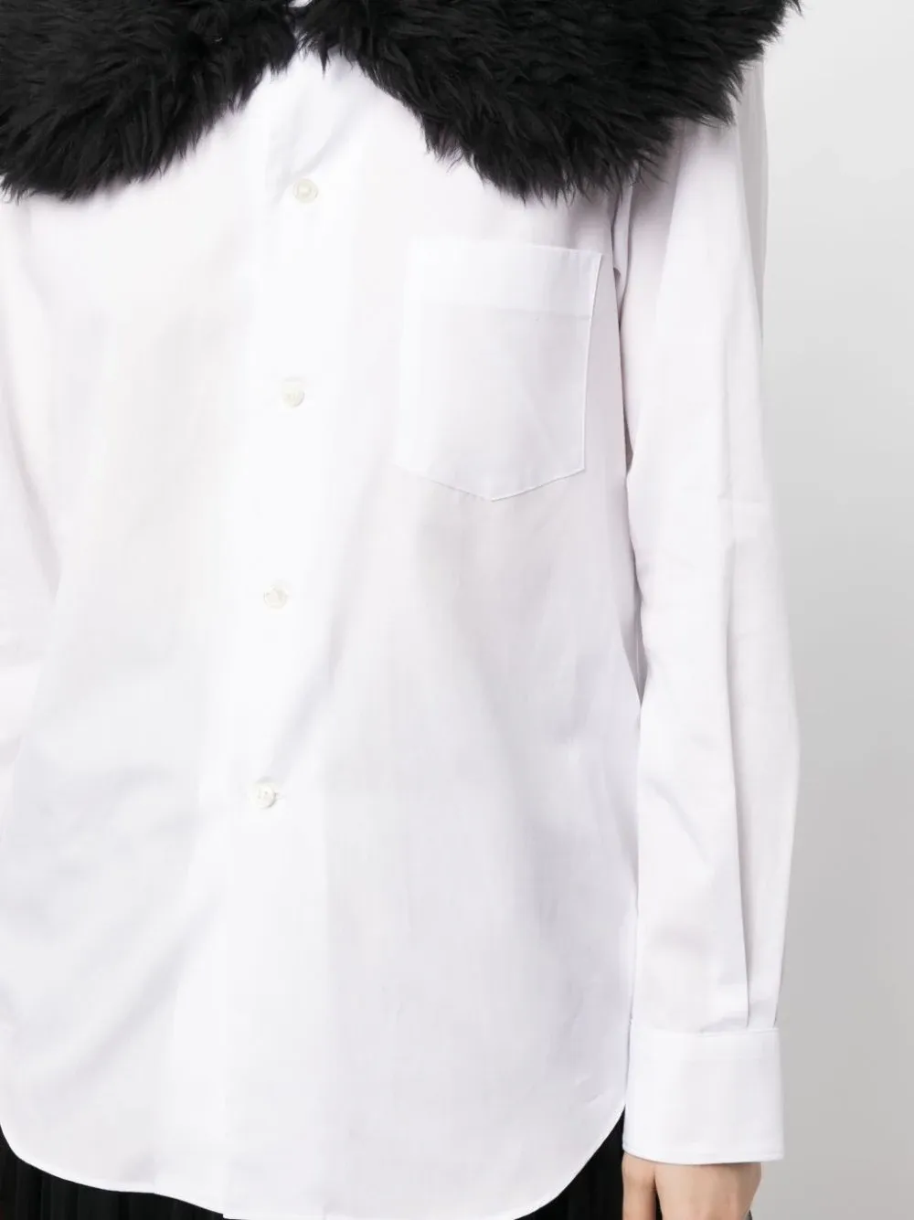 Fur Collar Shirt