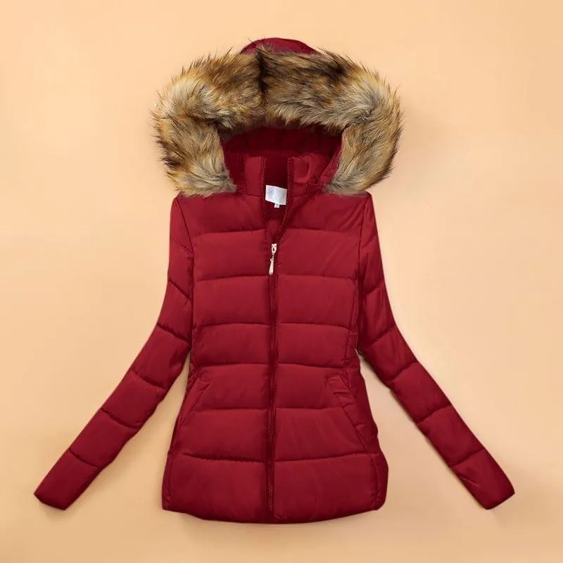 Fur Collar Winter Female Jacket