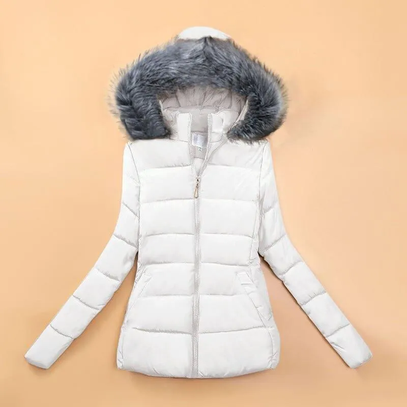 Fur Collar Winter Female Jacket