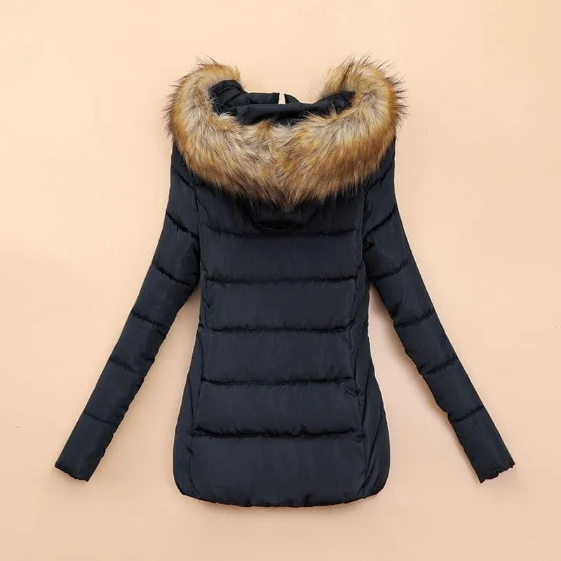 Fur Collar Winter Female Jacket