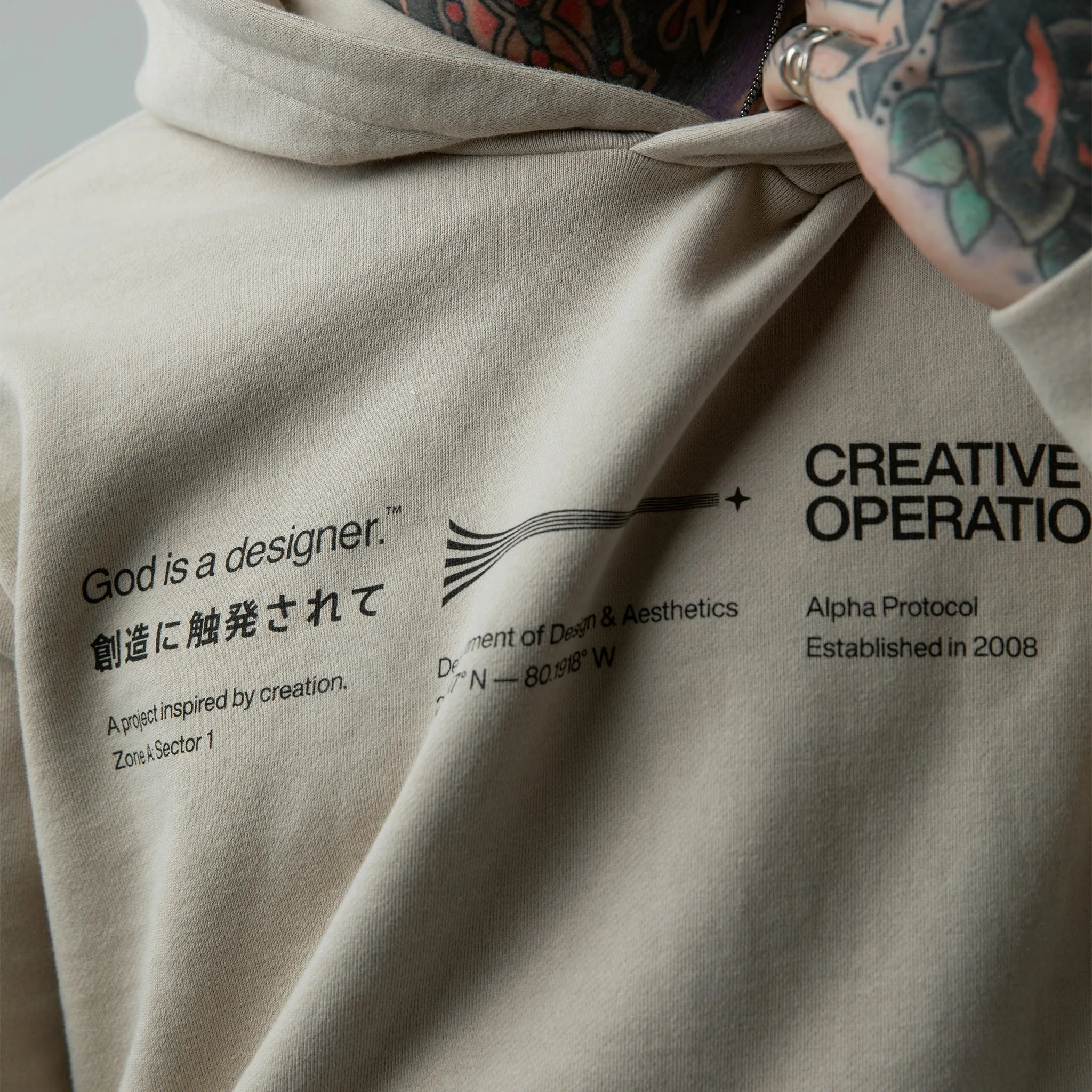 GIAD™ Creative Operations Hooded Pullover [Sand]