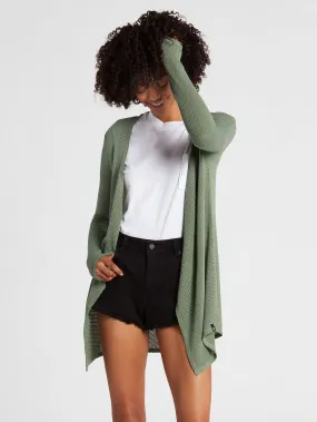 Go Go Wrap Cardigan - Light Army