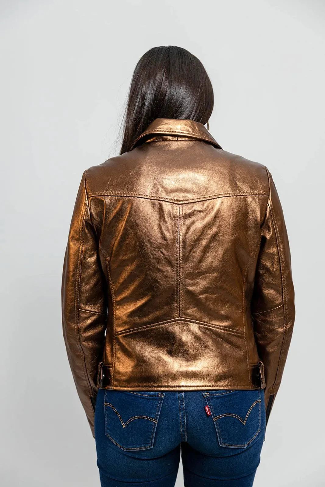 Hazel Womens Lambskin Leather Jacket