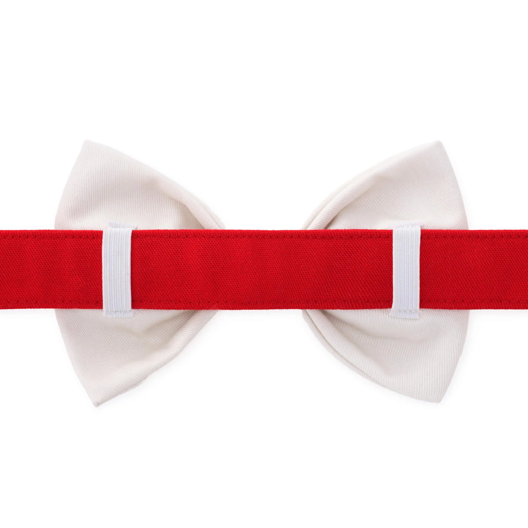 Holly Embroidered Bow Tie Collar