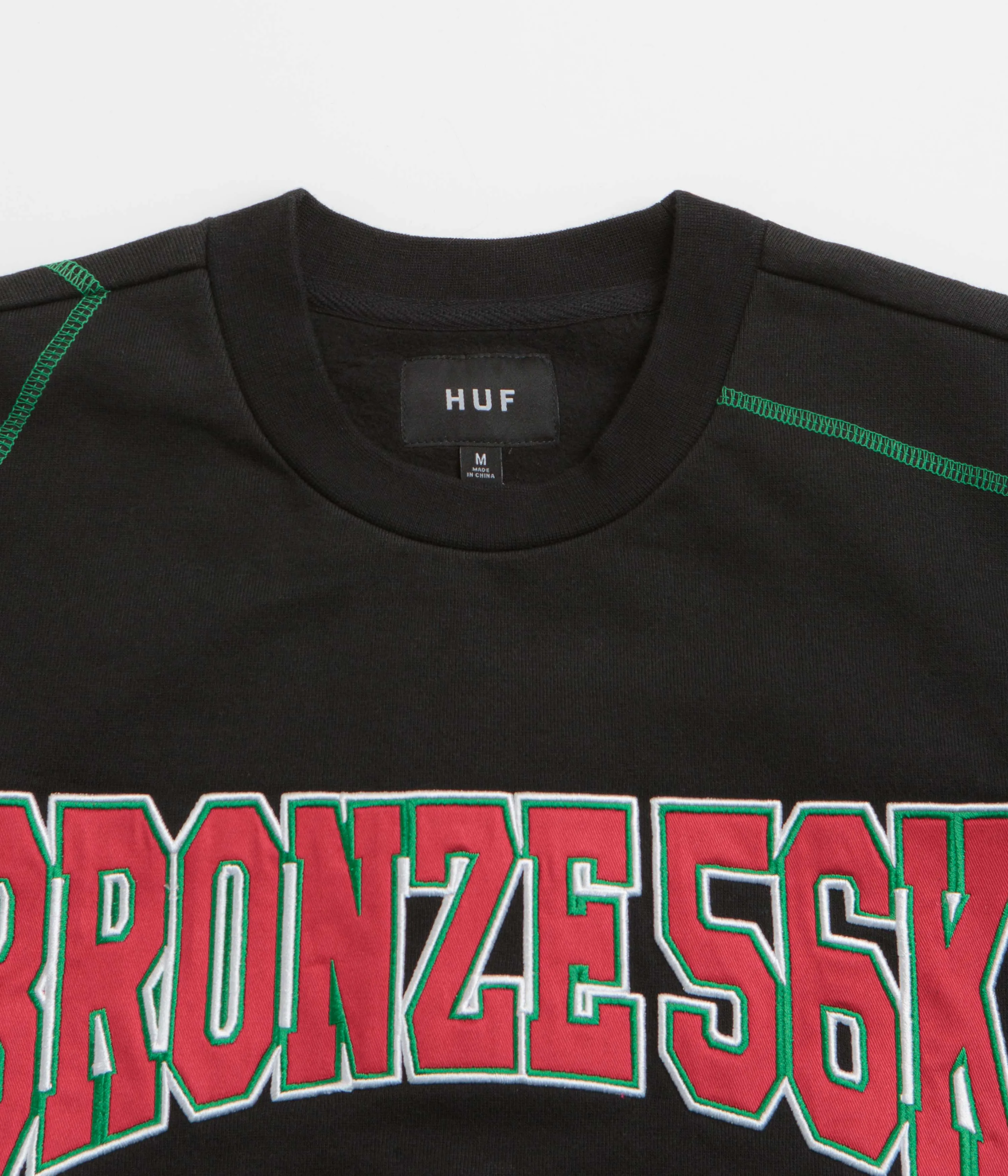 HUF x Bronze 56K Bronze HUFware Crewneck Sweatshirt - Black