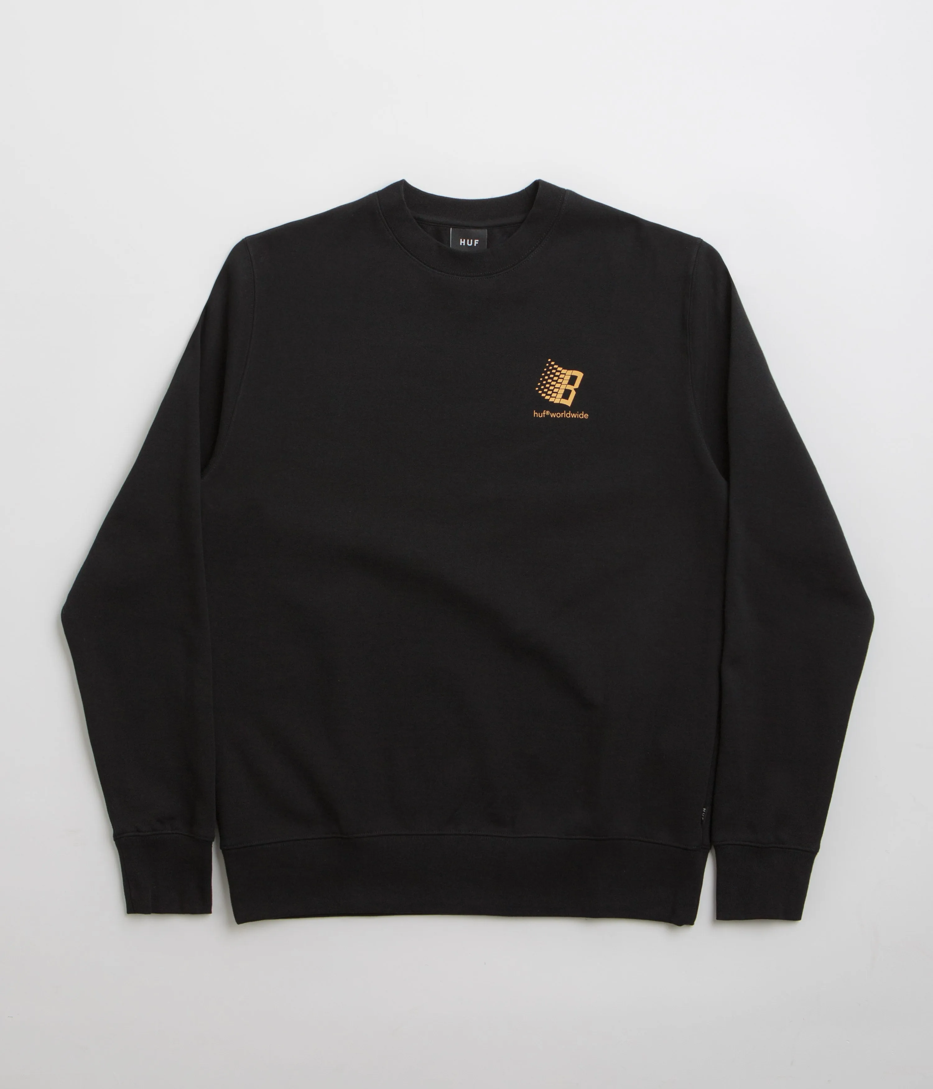 HUF x Bronze 56K Crewneck Sweatshirt - Black