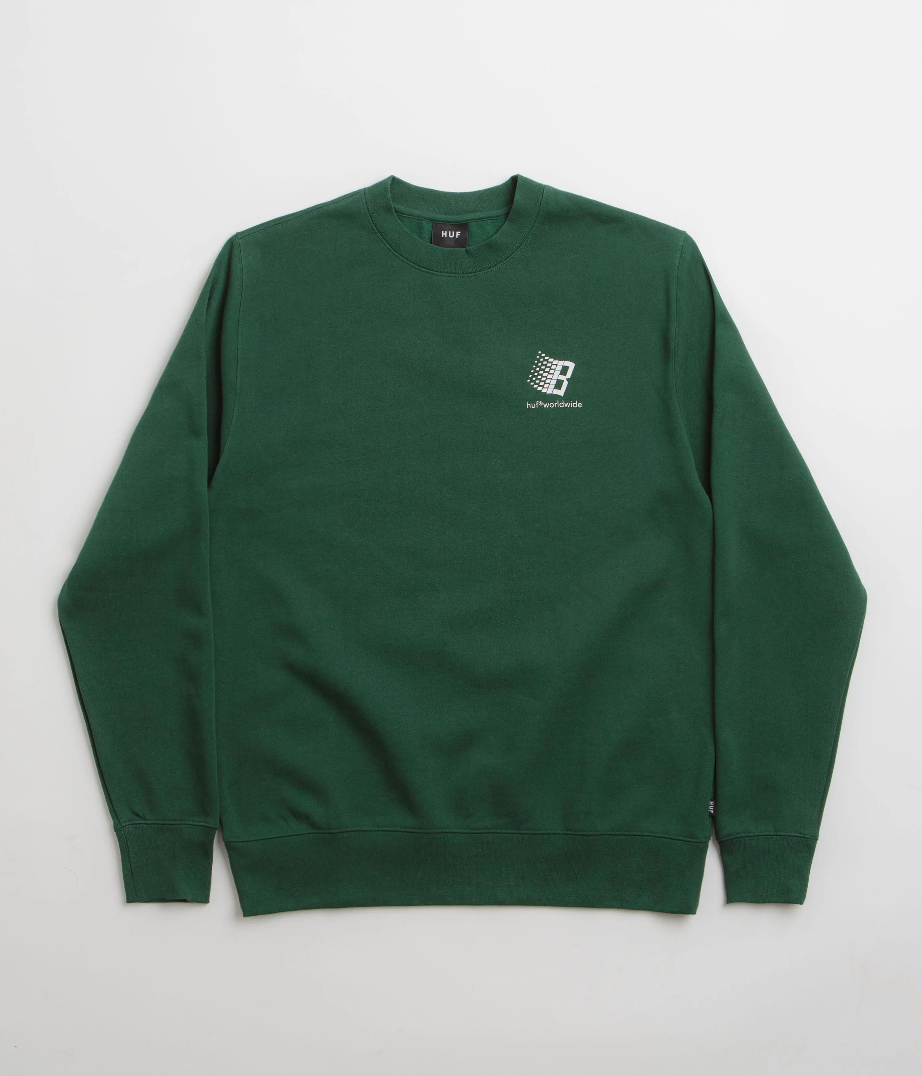 HUF x Bronze 56K Crewneck Sweatshirt - Forest Green