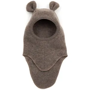 Huttelihut Balaclava Ears Soft Wool Teddy Cocoa Brown