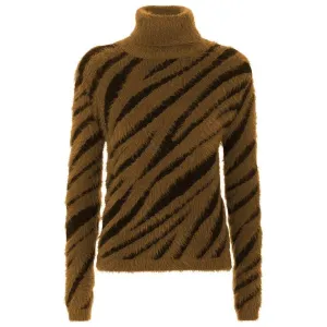 Imperfect Brown Polyamide Women Sweater