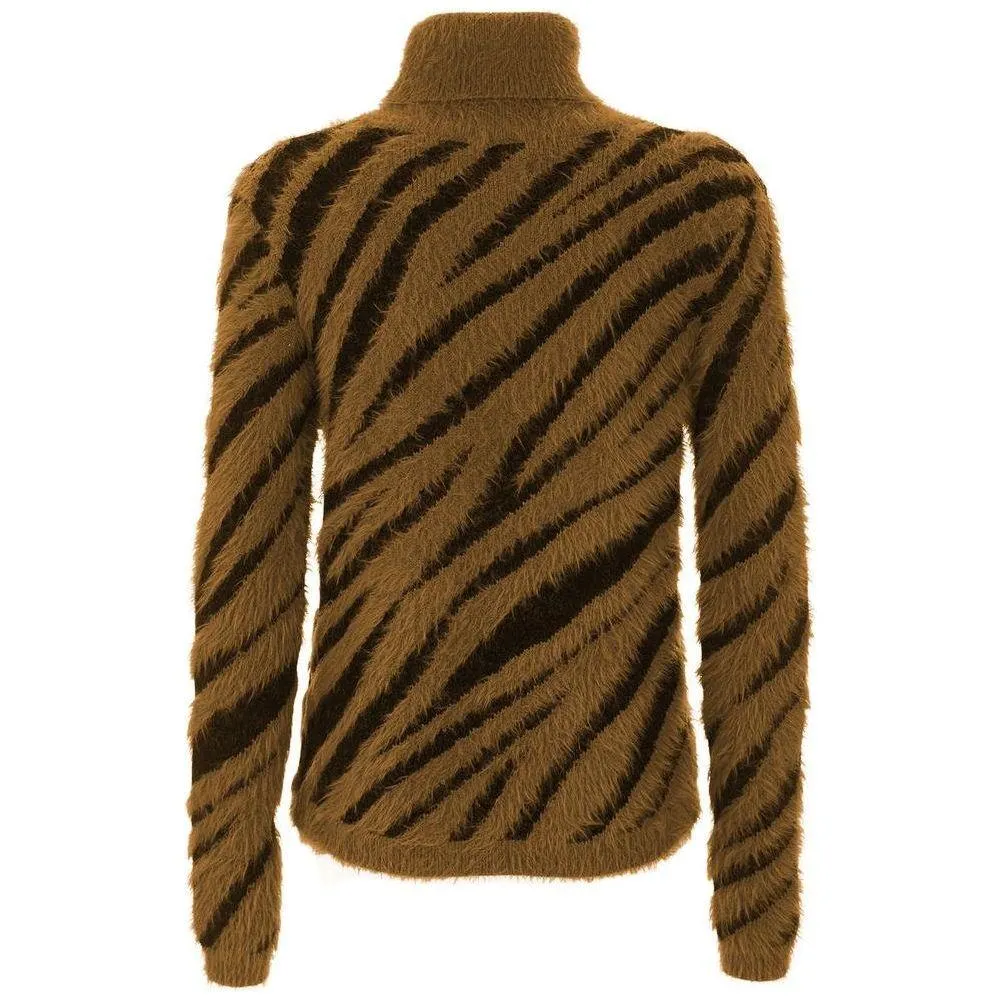 Imperfect Brown Polyamide Women Sweater