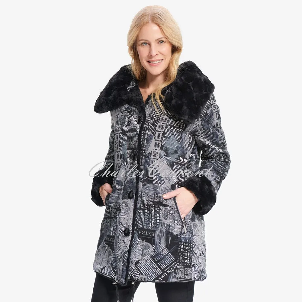 Joseph Ribkoff Reversible Coat – Style 214934