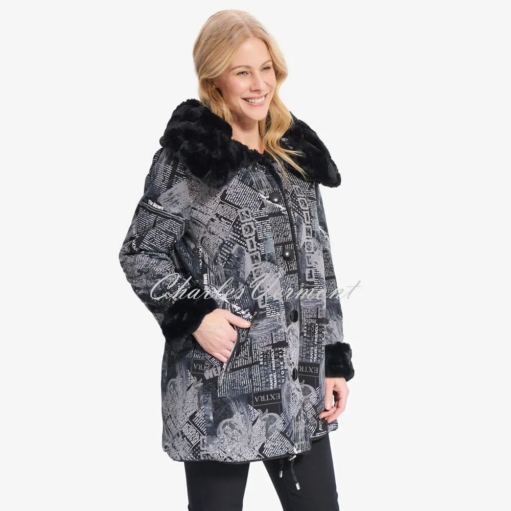 Joseph Ribkoff Reversible Coat – Style 214934