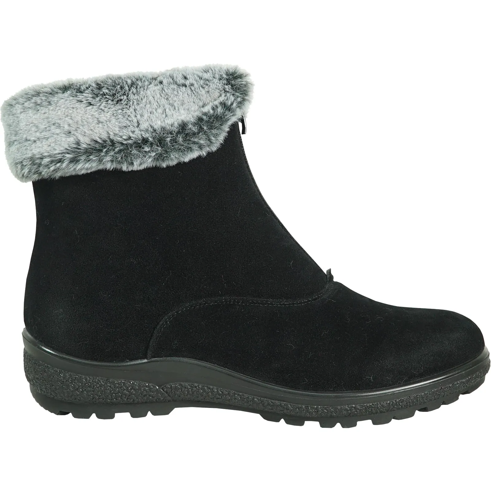 KOZI Canada Women Boot NINA-4 Ankle Winter Fur Casual Boot Black