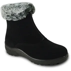 KOZI Canada Women Boot NINA-4 Ankle Winter Fur Casual Boot Black