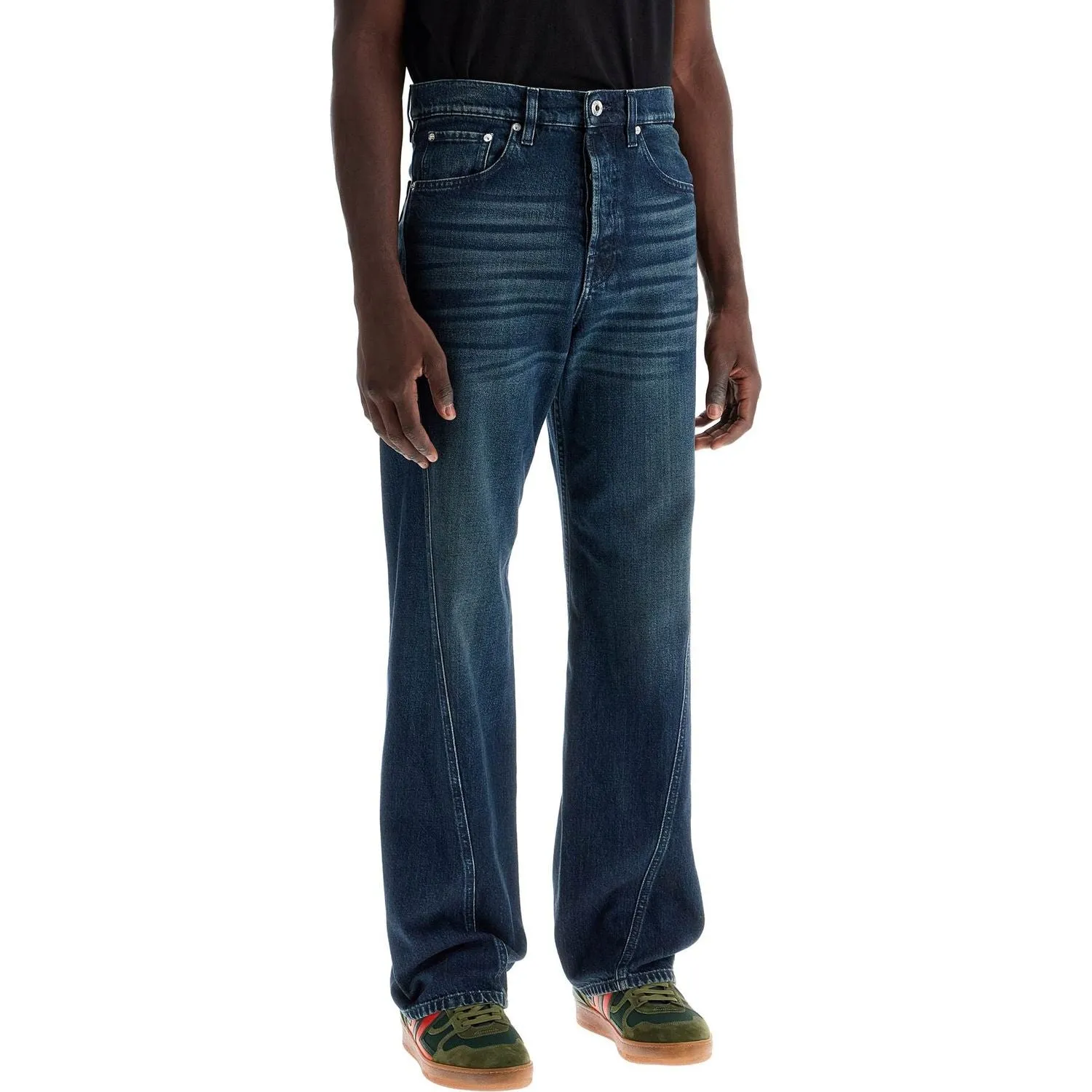 Lanvin jeans with twisted seams