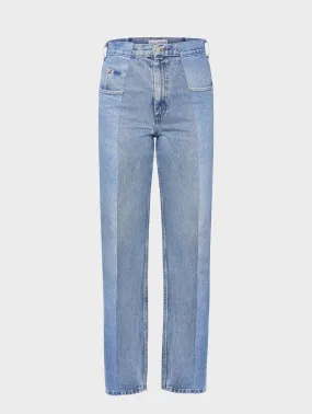 Light Blue Stovepipe Jeans