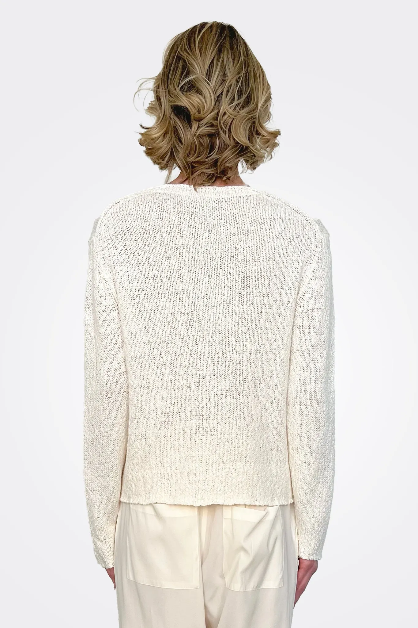 Luxury Knit Pullover - Natural