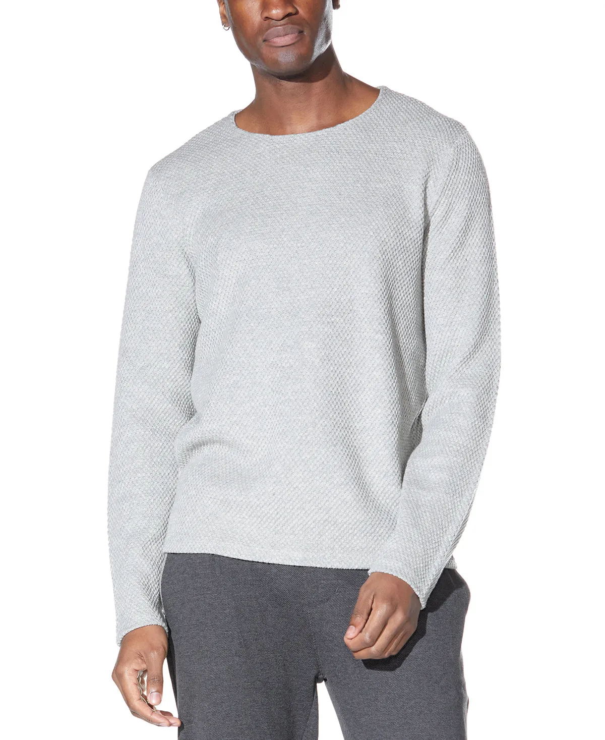 Massimo Crewneck Sweater (Heather Gray)