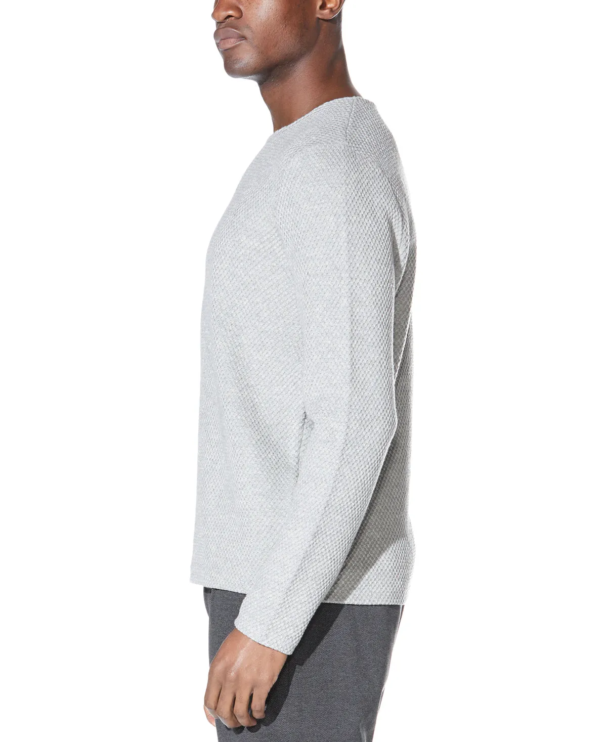 Massimo Crewneck Sweater (Heather Gray)