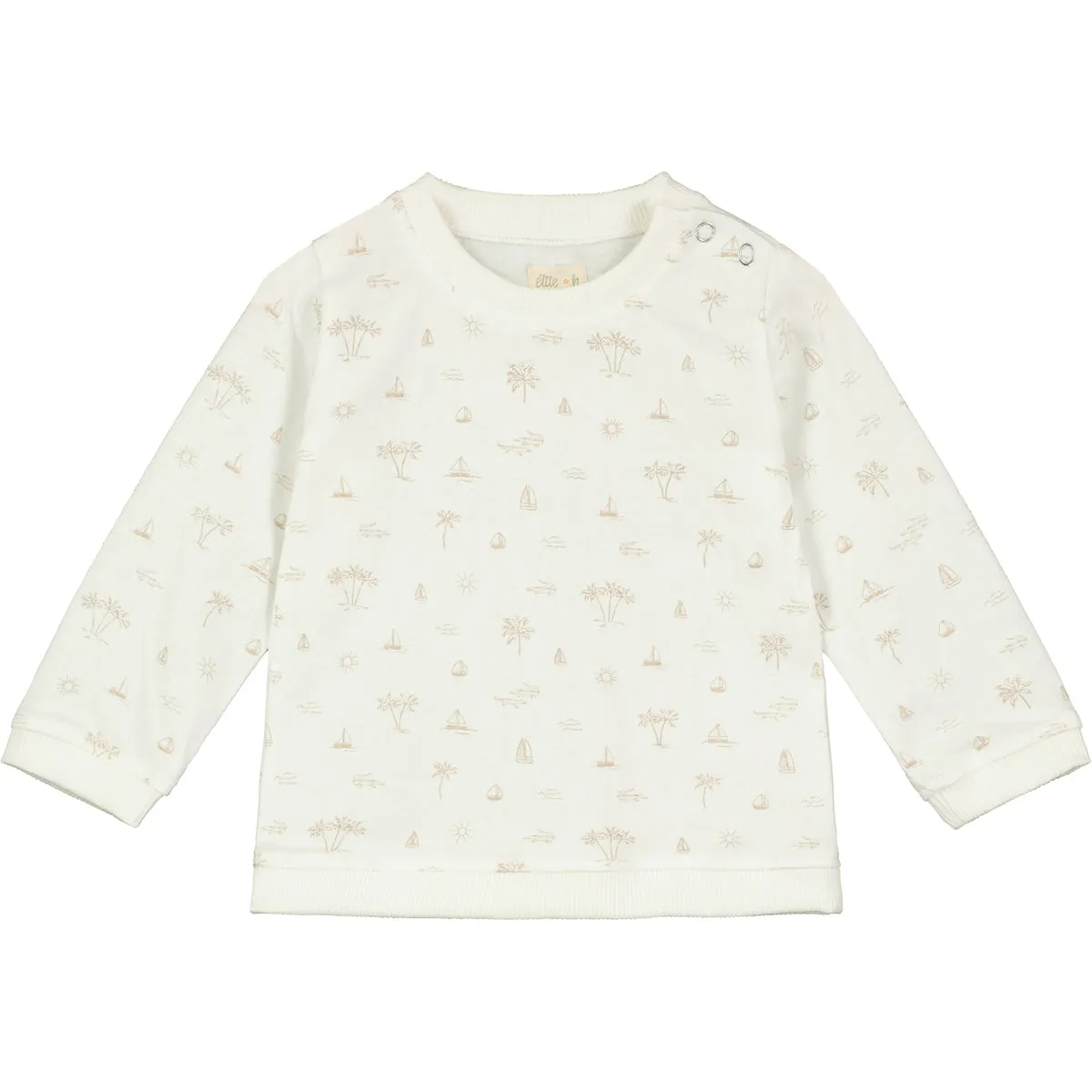 Mawgan Sweater in White Island Boats