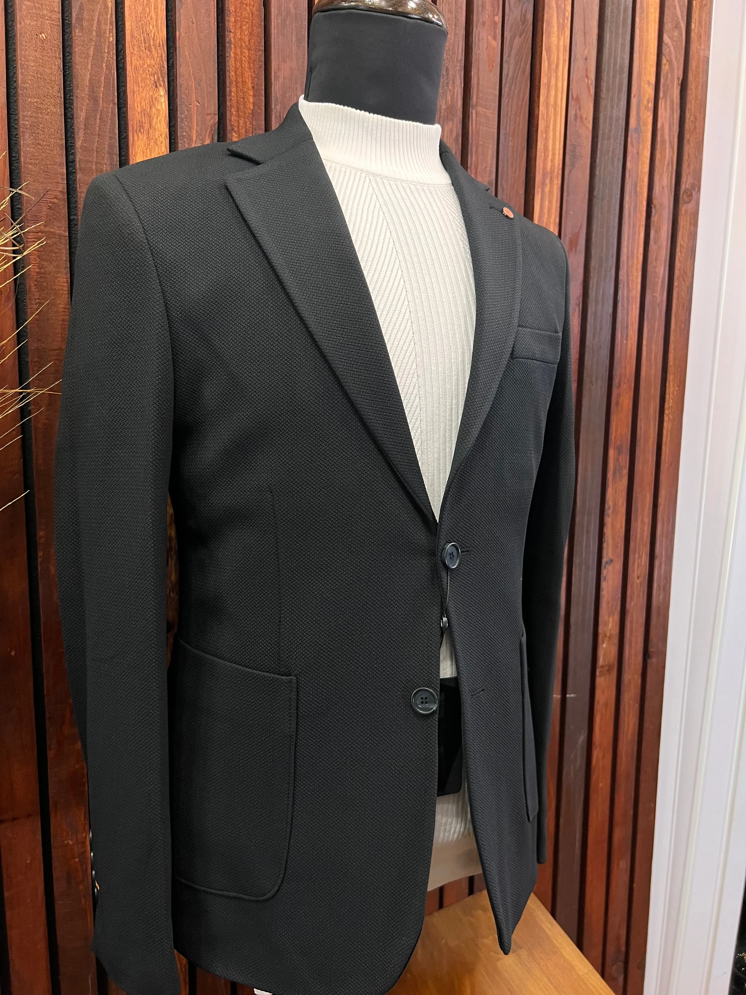 Men’s Slim Fit Black Blazer | Sport Jacket