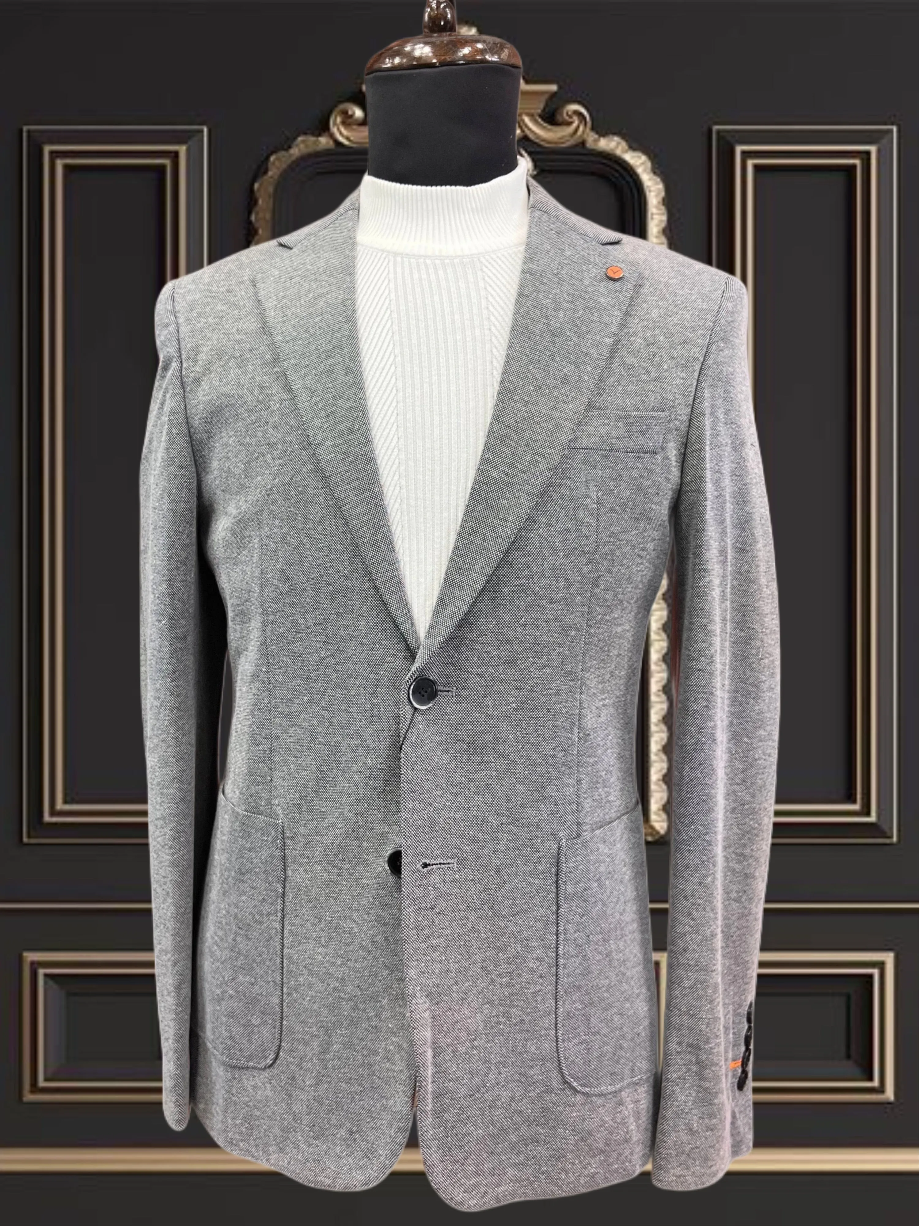 Men’s Slim Fit Grey Blazer | Sport Jacket