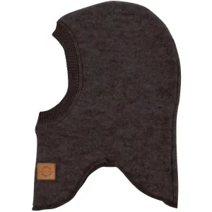 Mikk-Line Dark Brown Melange Wool Fullface