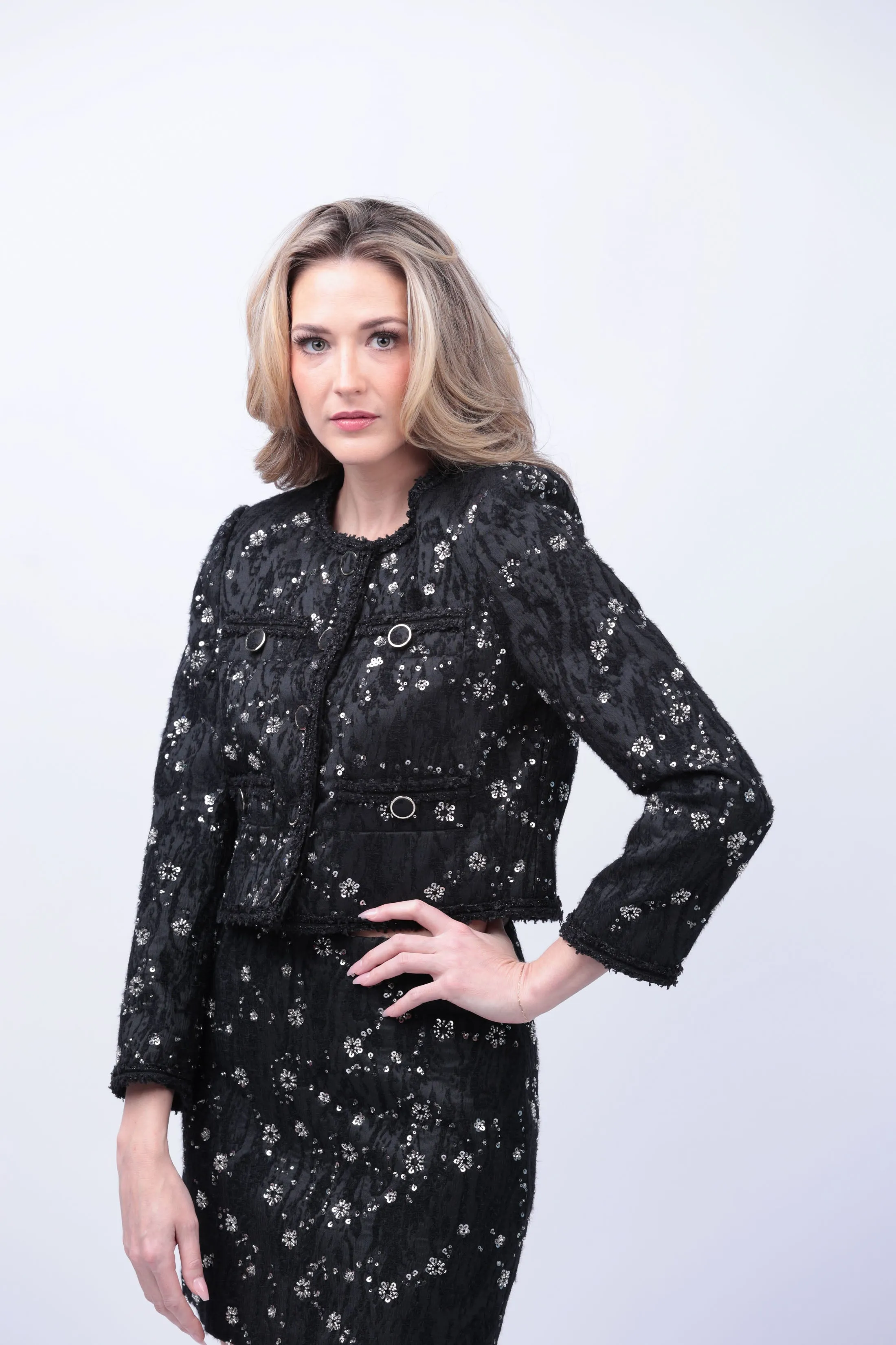 Milly Pheobe Jacket in Black