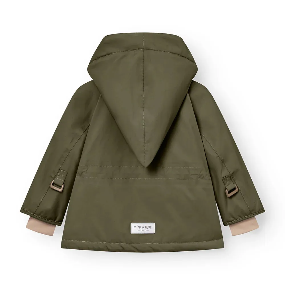 MINI A TURE Kids WANG Fleece Lined Winter Jacket - Olive Night