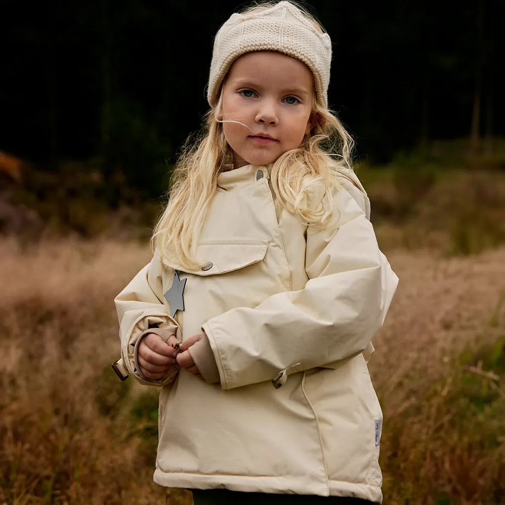 MINI A TURE Wool Fleece-Lined Jacket with Removable Hood