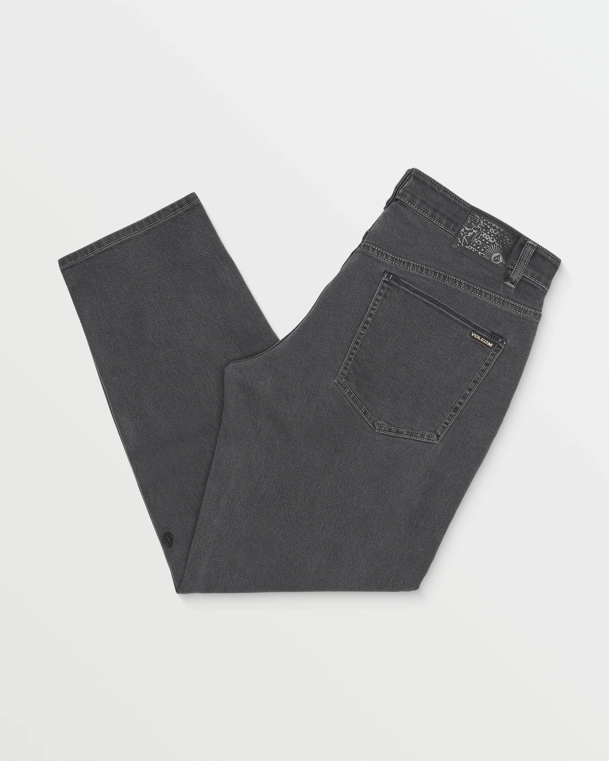 Modown Relaxed Fit Tapered Jeans - Carbon