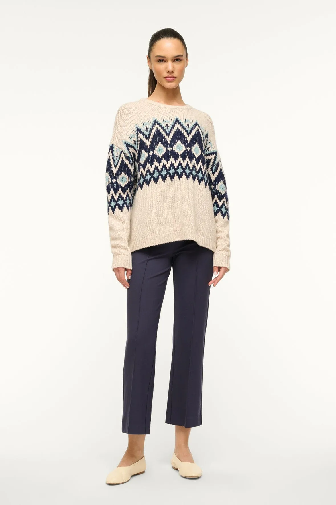 MORITZ SWEATER | OATMEAL MULTI FAIRISLE